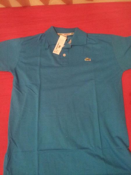 Camisa Polo Lacoste (Azul)